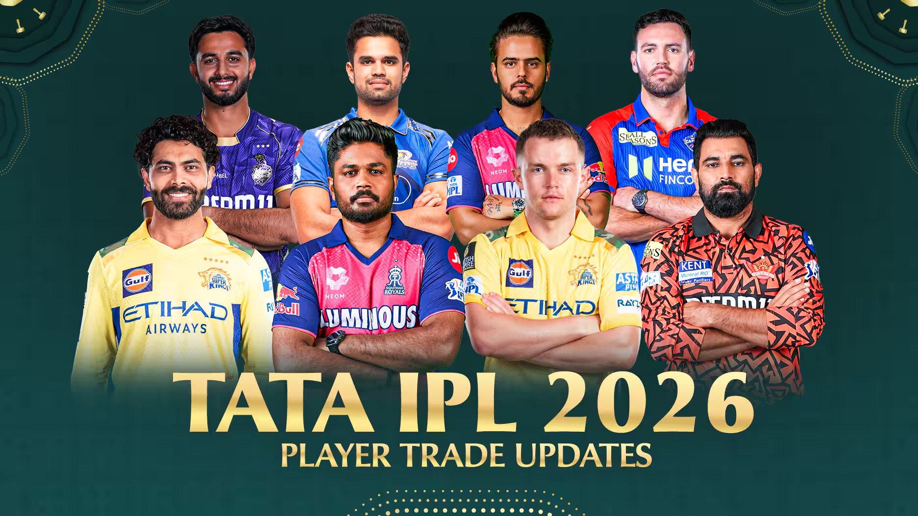 IPL 2026 all desi teams and captains - mycric444